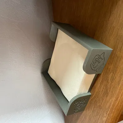 Giá đỡ khăn ăn hình bướm và hoa hồng 160mm x 160mm