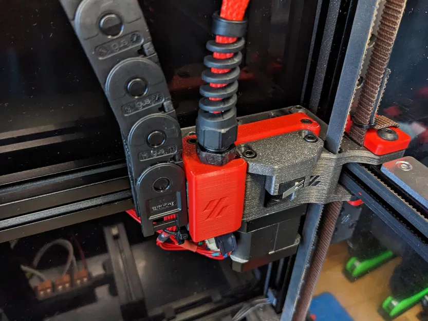 Giá đỡ umbilical M12 cho động cơ A Voron 2.4 với khe cáp - Image 3