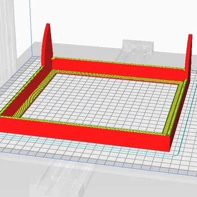 Khung hình trang trí bằng sequins 200mm x 200mm x 18.5mm
