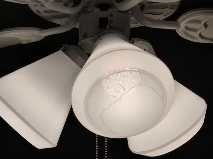 Chao đèn cho quạt trần Farelek không chói mắt - Image 1
