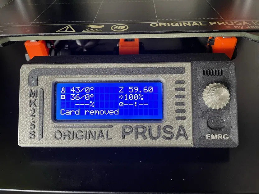 Mặt trước thay thế nhanh cho màn hình LCD Prusa Mk2 Mk3 - Image 2