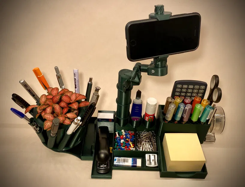 Giá đỡ điện thoại và tổ chức văn phòng đa năng - Image 1