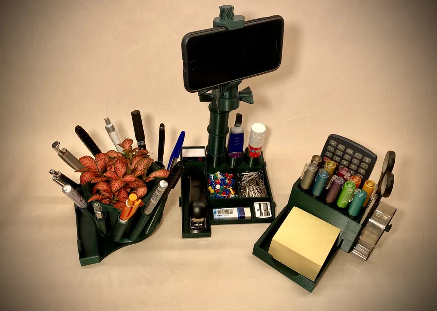 Giá đỡ điện thoại và tổ chức văn phòng đa năng - Image 2