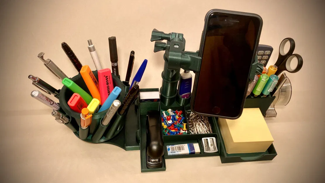 Giá đỡ điện thoại và tổ chức văn phòng đa năng - Image 3