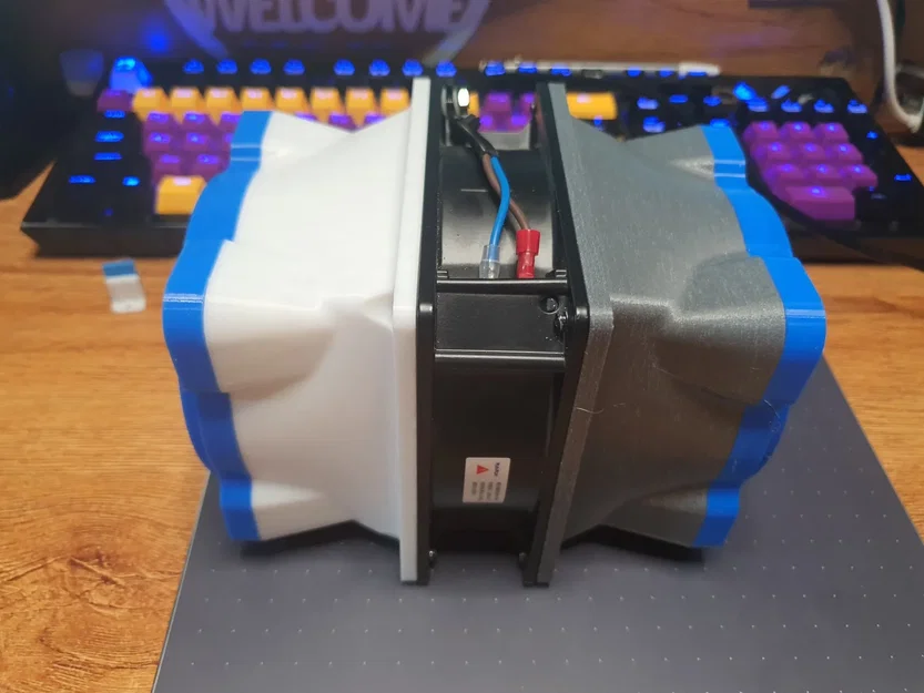 Bộ chuyển đổi thoát khí có thể tháo rời cho quạt 120mm - Image 1