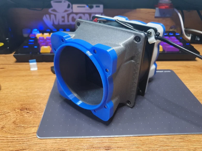 Bộ chuyển đổi thoát khí có thể tháo rời cho quạt 120mm - Image 2
