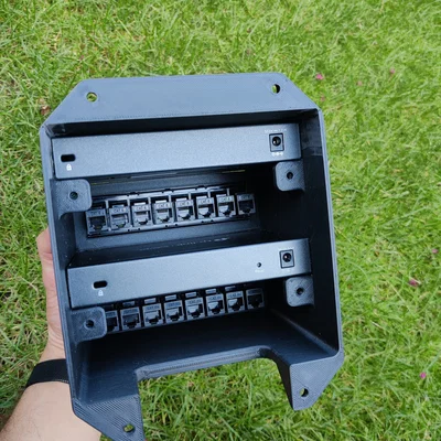 Tủ patch đôi 16 cổng tích hợp switch TP Link