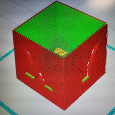 Khối lập phương hiệu chuẩn GXS cho máy in 3D