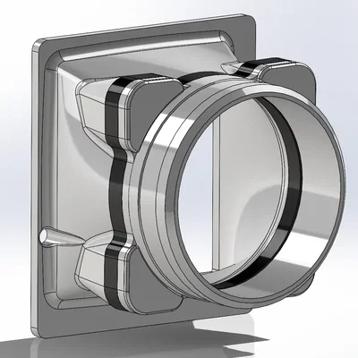 Bộ chuyển đổi ống thông gió 4 inch cho máy in Bambu Labs X1