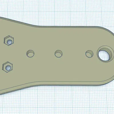 Giá đỡ máy in 3D với lỗ nam châm 5x5mm