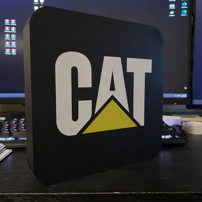 Biểu tượng mèo với thiết kế hộp chiếu sáng độc đáo