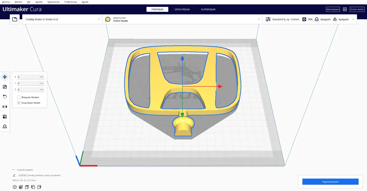 Nắp trang trí mui xe Honda 3D - Image 2