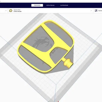 Nắp trang trí mui xe Honda 3D