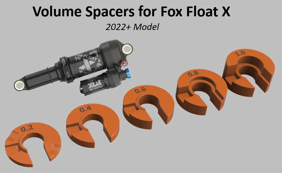 Bộ 5 miếng đệm thể tích cho giảm xóc Fox Float X (2022+) - Image 1