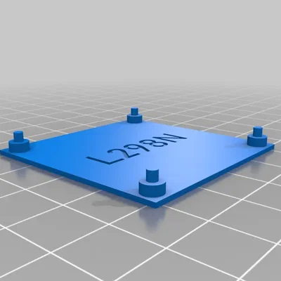 Giá đỡ L298N nâng cao 5mm cho bộ điều khiển động cơ