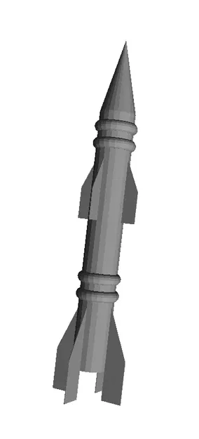 Tên lửa phóng tên lửa mô phỏng trong Tinkercad - Image 1