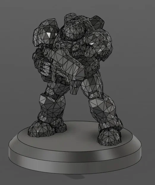 Mô hình nhân vật lính Terran với đế chéo - Image 2