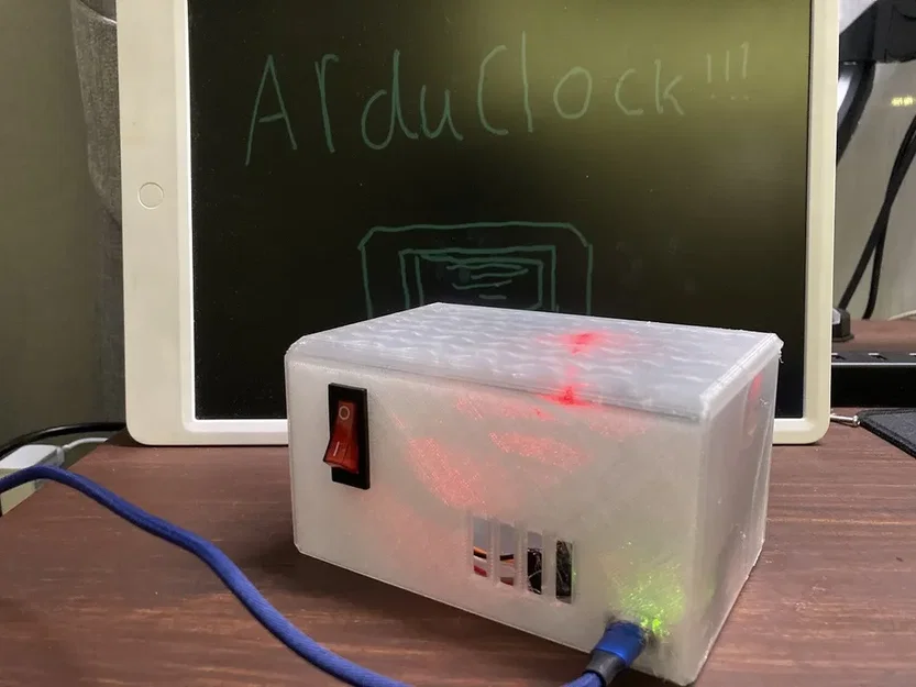 Đồng hồ kỹ thuật số ArduClock DIY kích thước lớn - Image 14