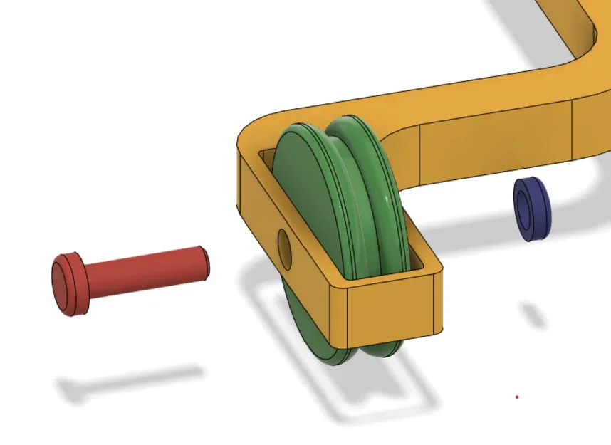 Giá đỡ cuộn filament kiểu roller cho máy in Ender 3 - Image 9