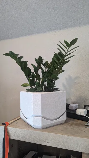 Chậu cây vuông nội thất với hệ thống thoát nước tích hợp - Image 1