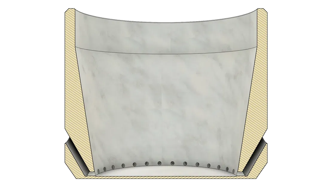 Chậu cây vuông nội thất với hệ thống thoát nước tích hợp - Image 2