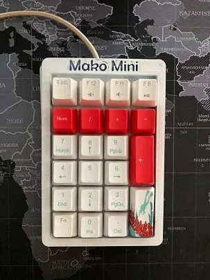 Bàn phím số Mako Mini với 4 phím macro bổ sung - Image 1