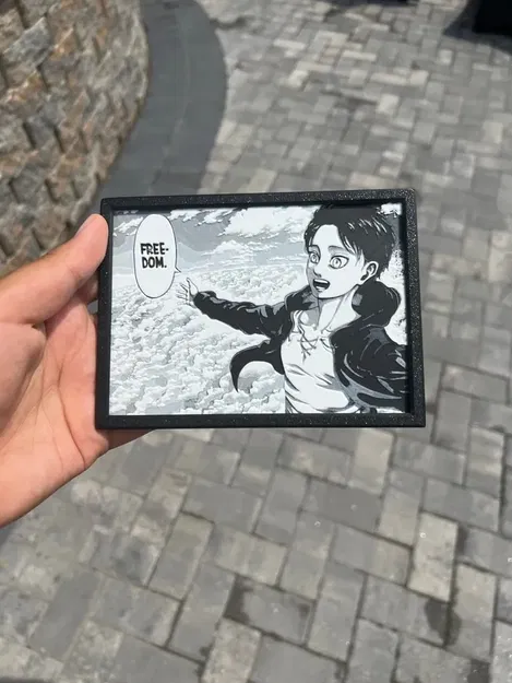 Eren Yeager trong panel manga Attack on Titan - Image 1