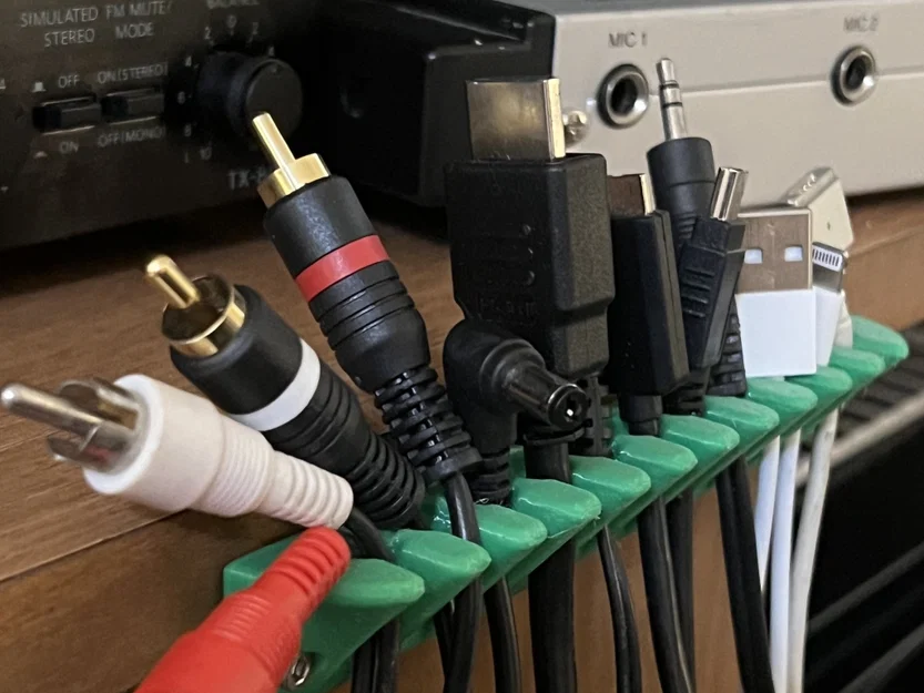 Giá đỡ cáp và dây điện treo tường cho 11 dây - Image 2