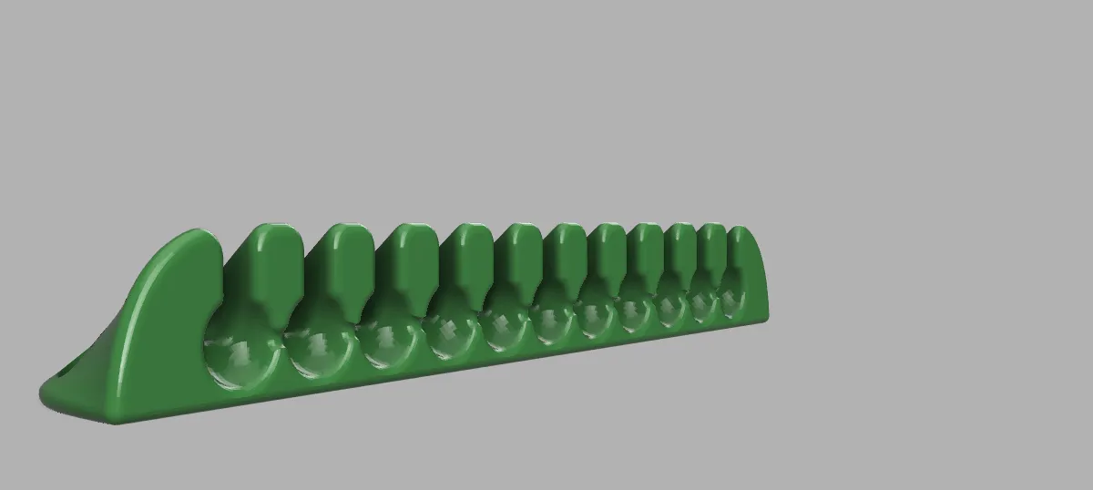 Giá đỡ cáp và dây điện treo tường cho 11 dây - Image 5