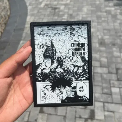 Khung tranh Megumi Chimera trong Jujutsu Kaisen