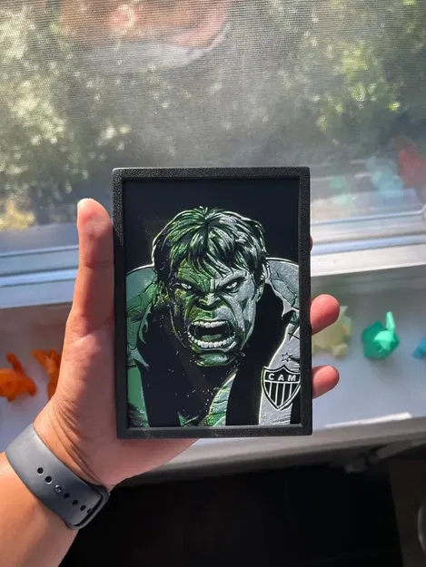 Galo Hulk - Nhân vật Atletico Mineiro in 3D từ HueForge - Image 1