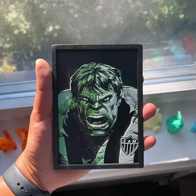Galo Hulk - Nhân vật Atletico Mineiro in 3D từ HueForge