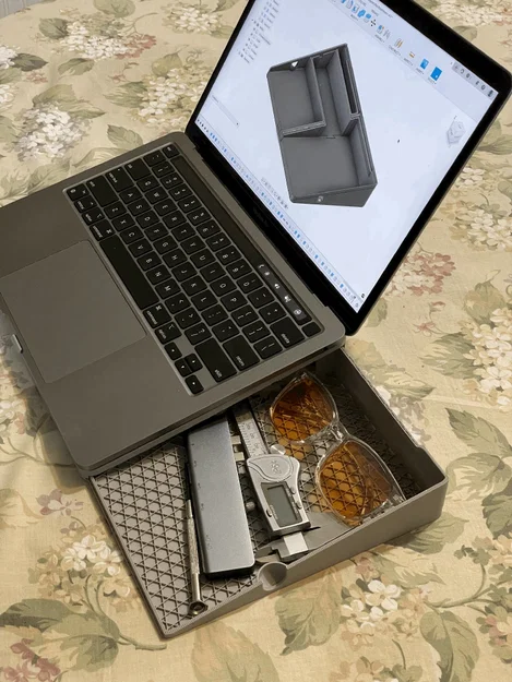 Giá đỡ máy tính cho MacBook Pro 13" với ngăn kéo tiện lợi - Image 2