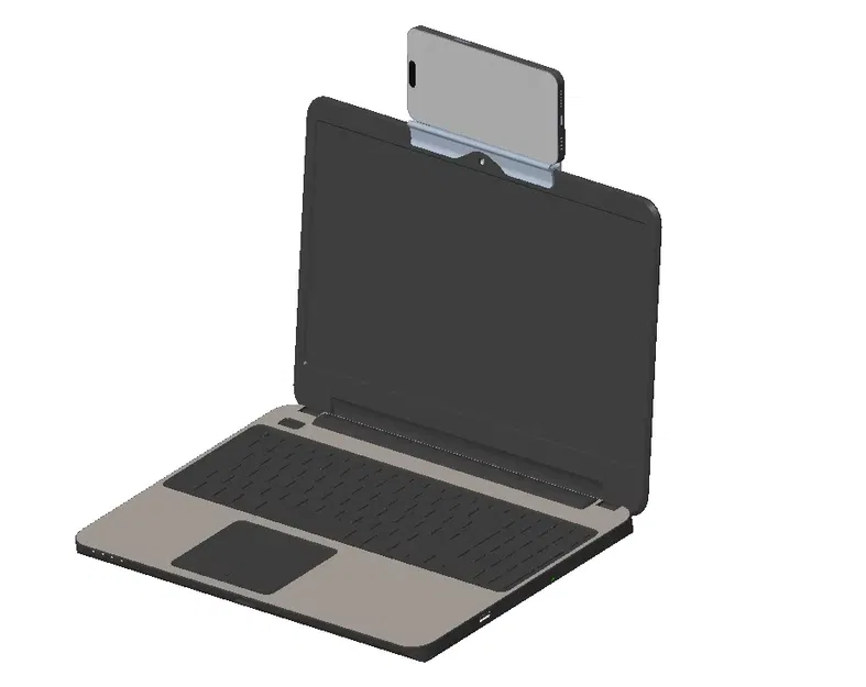 Giá đỡ điện thoại cho màn hình laptop - Image 2