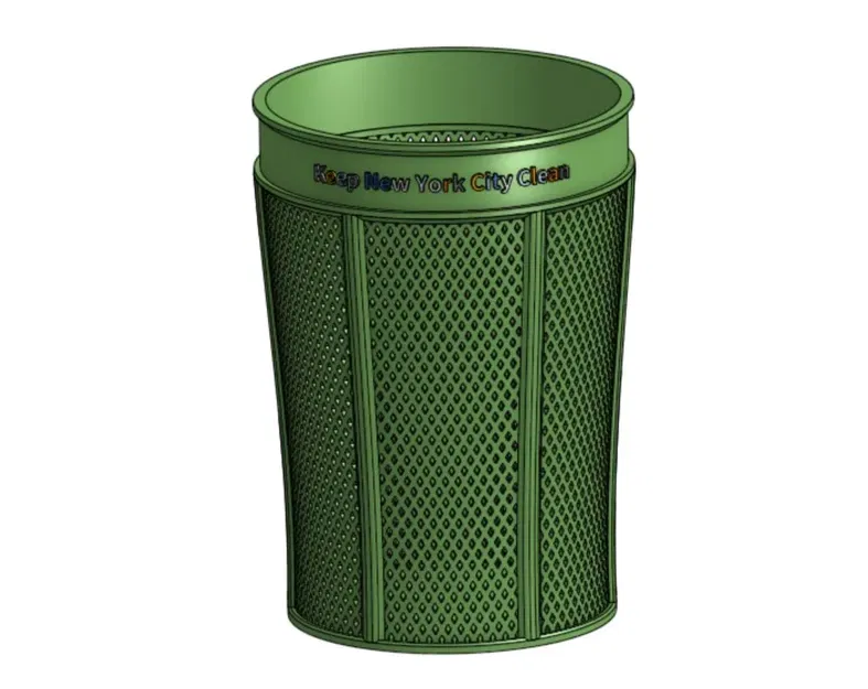 Thùng rác thành phố New York dùng làm đựng kẹo và bút - Image 1