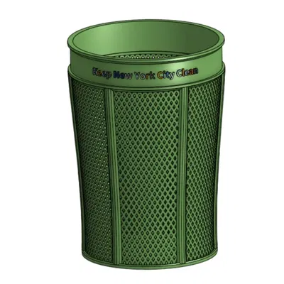 Thùng rác thành phố New York dùng làm đựng kẹo và bút