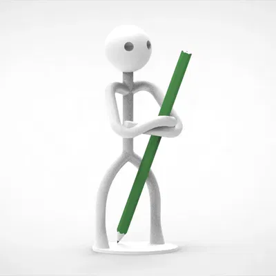 Nhân vật Pen-Man với khả năng giữ nhiều bút