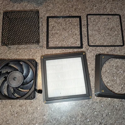 Hộp đựng Prusa với quạt thông gió lọc HEPA/Carbon