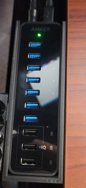 Giá đỡ nguồn Anker 10 cổng USB lắp dưới bàn - Image 1