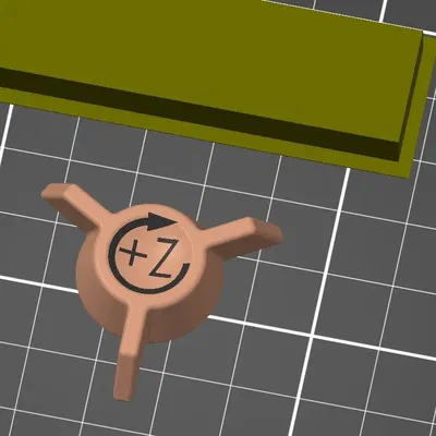 Núm điều chỉnh Knob-MK3S với mũi tên chỉ hướng xoay