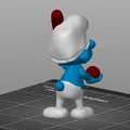 Nhân vật Smurf chơi bóng chày trong phong cách hoạt hình - Thumbnail 3