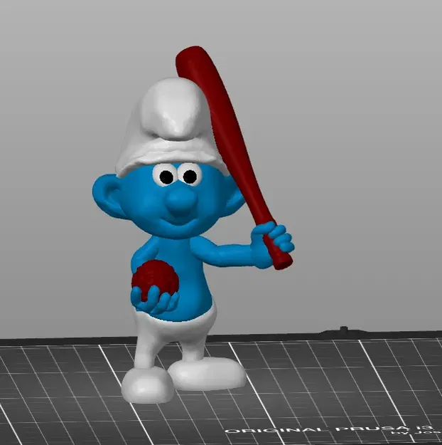 Nhân vật Smurf chơi bóng chày trong phong cách hoạt hình - Image 6