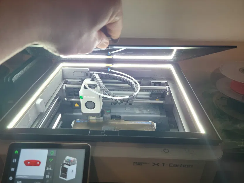 Giá đỡ kính trên cho LED Bambu Labs Carbon X1 - Image 5