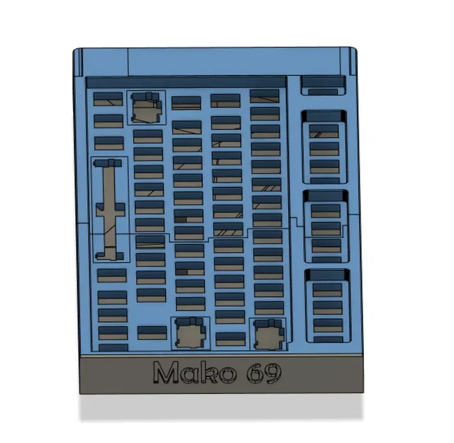 Bàn phím cơ Mako 69 V2 với thiết kế 70% in 3D - Image 6