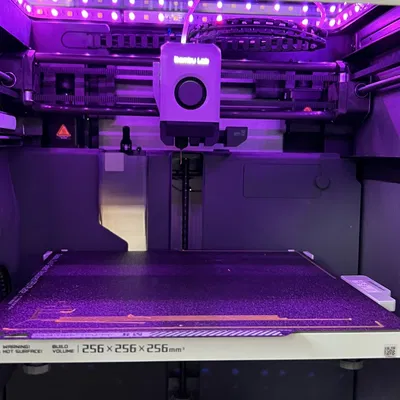 Giá đỡ LED Bambulab cho máy in 3D với kính bảo vệ