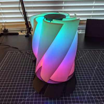 Đèn LED RGB hình tuabin