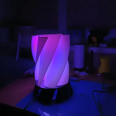 Remix đèn turbine RGB cho mic max4466 và nút nhấn