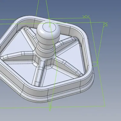Máy ép thịt bò hình ngũ giác 4.125 inch