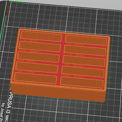 Giá đỡ tổ chức điện trở cho bộ kit robot