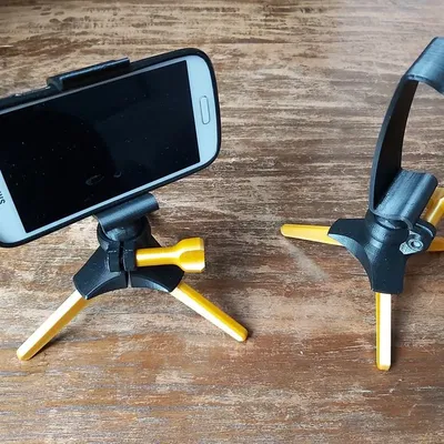 Giá đỡ điện thoại tripod có khớp cầu in 3D